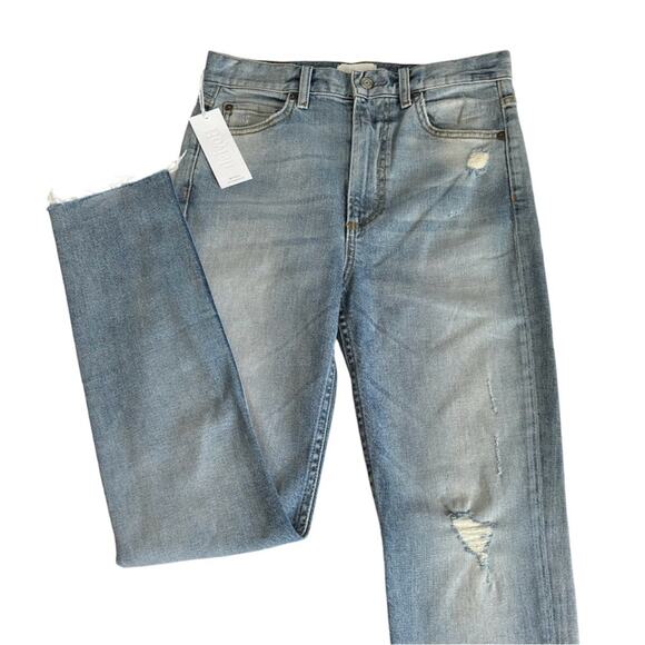 Revolve Boyish The Zachary Penny Serenade High Waist Stretch Skinny Jeans Sz 27